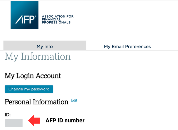 AFP ID Number