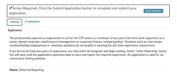 CTP application step 5