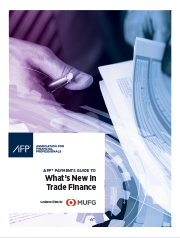 AFP Payments Guide: What's New in Trade Finance